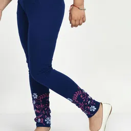 indiweaves Pack of 3 Floral Print Leggings image 2