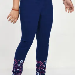 indiweaves PAck of 4 Floral Print Leggings image 2