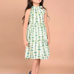 lilpicks Printed Fit & Flare Dress image 2