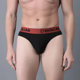 dollar Pack of 2 Men Anti-Microbial Super Combed Cotton Solid Brief image 2