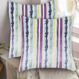 tesmare Set of 2 Printed Cushion Covers 24" x 24" image 2