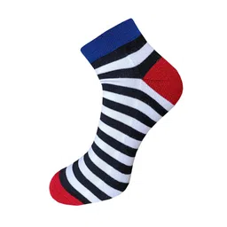 usoxo Pack of 3 Striped Ankle-Length Socks image 2