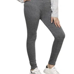 indiweaves Pack of 3 Girls Leggings with Elasticated Waistband image 2