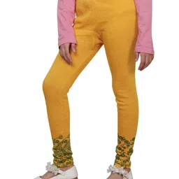 indiweaves Pack of 3 Floral Print Leggings with Elasticated Waistband image 2