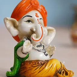 ecraftindia Lord Ganesha Sitting Idol image 2