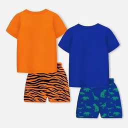 trampoline Boys Set of 2 Graphic Print T-Shirts with Shorts image 2