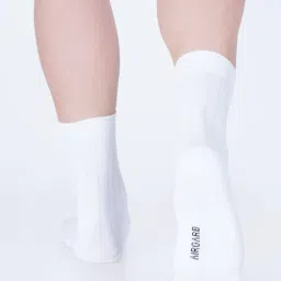 air garb Pack Of 3 Men Ribbed Mid-Calf Length Socks image 2