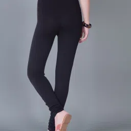 dollar missy Pack of 3 Women Full-Length Leggings with Elasticated Waist image 2