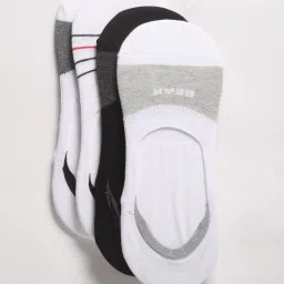 the bear house Men Pack of 4 Colourblock No-Show Socks image 2