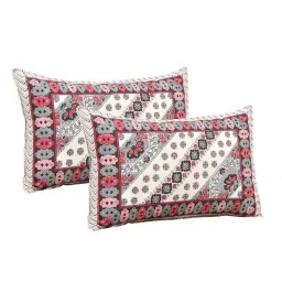 jaipur fabric 150 GSM Floral Print Double Bedsheet with Pillow Covers image 2