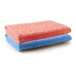 fabinaliv Set of 2 300 GSM Printed Bath Towels 43" x 22" image 2