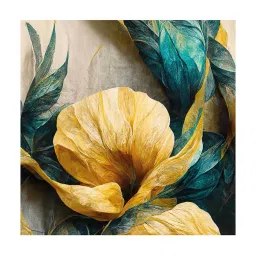 olive tree Floral Print Wooden Canvas Painting 24" x 24" image 2