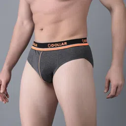 dollar bigboss Men Pack of 3 Briefs with Logo Waistband image 2
