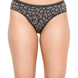 clovia Women Pack of 3 Printed Bikini Panties image 2