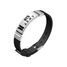 university trendz BTS Army Silicone Wristband & BTS V Silicone Bracelet image 2