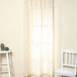 indie picks Hand Dyed Handblock Print Cotton Door Curtain image 2