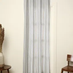 indie picks Preshrunk South Cotton Striped Door Curtain image 2