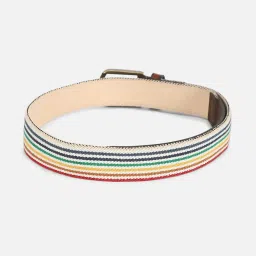 simon carter Men Striped Belt image 2