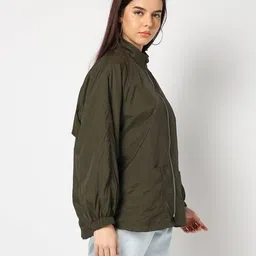 yousta Women Regular Fit Windcheater Jacket image 2