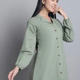 enchanted drapes Cotton Shirt Dress image 2