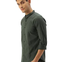 ivoc Men Slim Fit Mandarin-Collar Shirt image 2