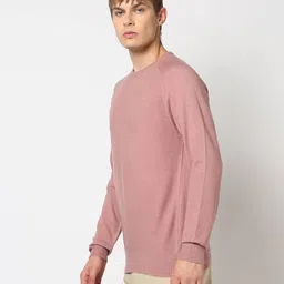 netplay Men Ribbed Regular Fit Crew-Neck T-Shirt image 2