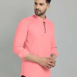 finivo Men Regular Fit Short Kurta image 2