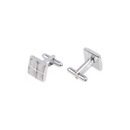 the tie hub Men Checked Square Cufflinks image 2
