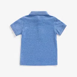 mothercare Typographic Print Polo T-shirt image 2