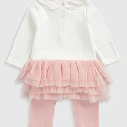 mothercare Girls Highland Meadow Rompers with a Tutu Skirt Detail image 2