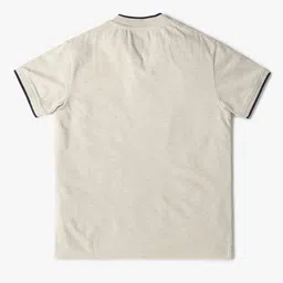 pepe jeans Boys Pascal Heathered Regular Fit Henley T-Shirt image 2