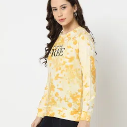dnmx Women Tie & Dye Print Relaxed Fit Sweatshirt image 2