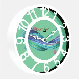 random Printed Wall cum Table Clock image 2