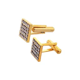 lucky jewellery Stone-Studded Cufflinks image 2