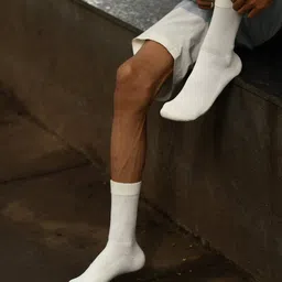 heelium Pack of 2 Bamboo Men Crew Socks - Odour Free & Soft Elastane image 2