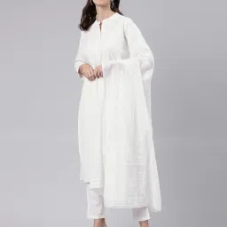 readiprint Straight Kurta & Pants Set with Insert Pockets image 2