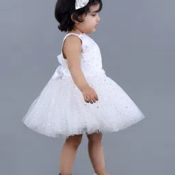 titrit Embellished V-Neck Tutu Frock image 2