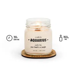 aromaticfables Sweet & Spicy Scented Glass Jar Candle image 2