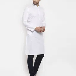 kraft india Long Kurta with Mandarin Collar image 2