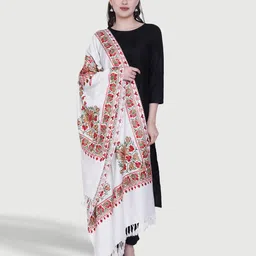 swi stylish Embroidery Stole image 2