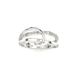 valanova Women Sterling Silver Lab Grown Diamond Ring image 4