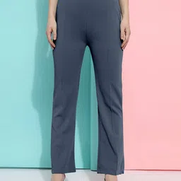 leia Women Pack of 2 Straight Fit Trousers image 2