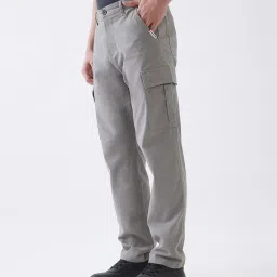 buda jeans co Men Mid-Rise Straight Fit Cargo Pants image 2