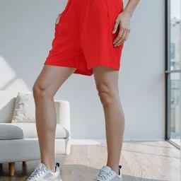 Shein Flexi Waist Pleated Mini Shorts With Pockets image 2