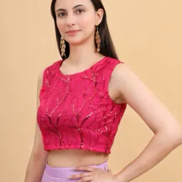 frolic rolic Women Embroidered Side-Open Blouse image 2