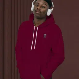 buythattrendz Men Graphic Print Regular Fit Hooded Sweatshirt image 2