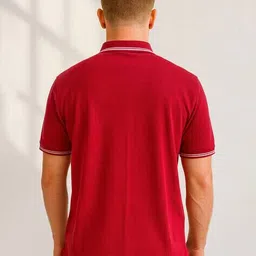 dollar Men Collar Graphic T-Shirt image 2