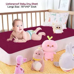 dream care  Waterproof & Reusable Extra Absorbent Baby Bed Protector image 2