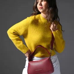 united colors of benetton Women Typographic Print Shoulder Bag with Detachable Strap image 2