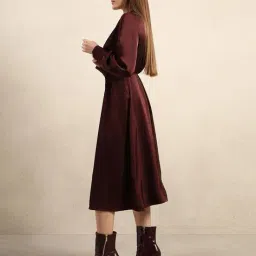 vero moda Women Shirt Dress with Waist Tie-Up image 2